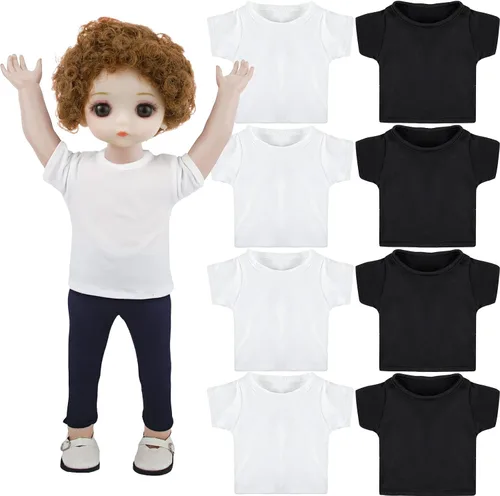 Vista 8 de 8 piezas de 18 pulgadas para muñeca de niño, ropa sublimación de 18 pulgadas, accesorios de accesorios clásicos para muñecas de 18 pulgadas