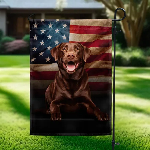 Vista 24 de Bandera Americana - Divertido Perro Pastor Alemán Bandera Americana TQN2748F, 3x5 pies. Bandera - Banderas de EE. UU. Poliéster Premium - Bandera