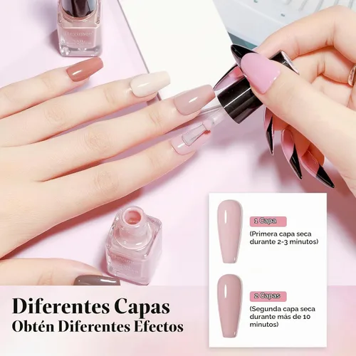 Vista 6 de Juego de esmaltes de uñas de secado rápido, 24 colores Regular