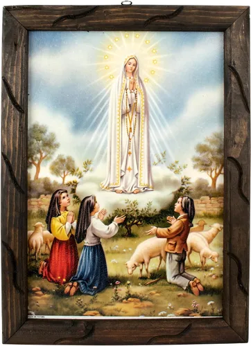 Vista 9 de Mrcjsales: imagen de Nuestra Señora de Fátima Virgen de Fátima, pintura al óleo, 24 x 36 pulgadas, 13 x 18 pulgadas, 10 x 12 pulgadas, imagen