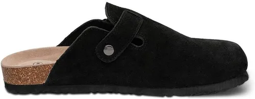 Vista 5 de TF STAR Unisex Soft Footbed Clog Cow Suede Leather Clogs, Cork Clogs Shoes for Women Men Tan