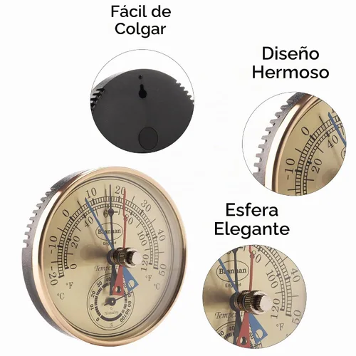 Vista 5 de Brannan Termómetro e higrómetro Max Min – Termómetro de invernadero ideal y medidor de humedad para monitorear temperaturas máximas y mínimas