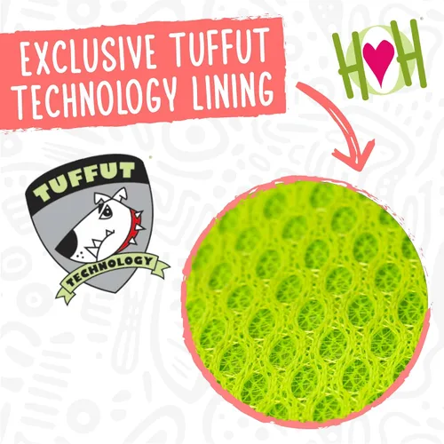 Vista 6 de HuggleHounds Knottie Juguete de Peluche para Perros - Juguete de Peluche para Perros, Juguetes para Cachorros, Juguete Chirriante para Perros