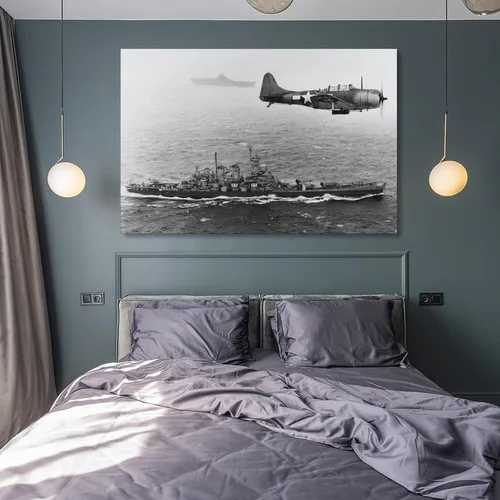 Vista 8 de Batalla de Tarawa Aviones Militares de la Segunda Guerra Mundial, cuadro en blanco y negro, vintage, de la Marina de los Estados Unidos, Aviación Ar