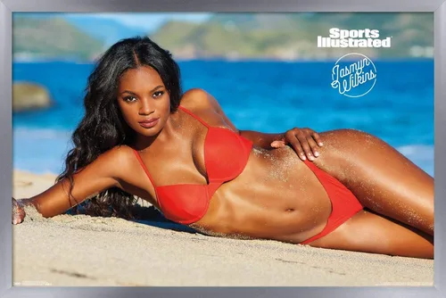Vista 9 de Trends International Sports Illustrated: Swimsuit Edition - Póster de pared Jasmyn Wilkins 18, 22.4 pulgadas de largo x 14.7 pulgadas, versión