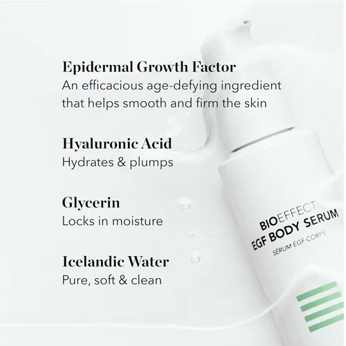 Vista 3 de BIOEFFECT EGF - Suero corporal Factor de crecimiento epidérmico + ácido hialurónico Suero corporal que desafía la edad para una piel