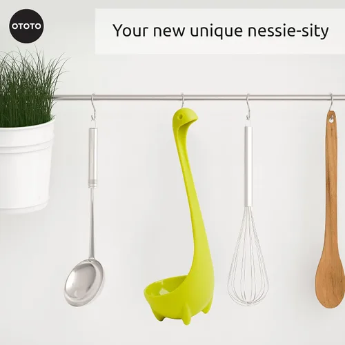 Vista 4 de OTOTO El Cazo de Sopa Original Nessie - Divertidos Gadgets de Cocina, Diseño del Lago Ness, Regalos de Cocina para Mamá - Útiles de Cocina Lindos