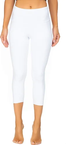 Vista 2 de Kcutteyg Pantalones de yoga para mujer con bolsillos, leggings de cintura alta, para entrenamiento, deportes, correr, pantalones deportivos