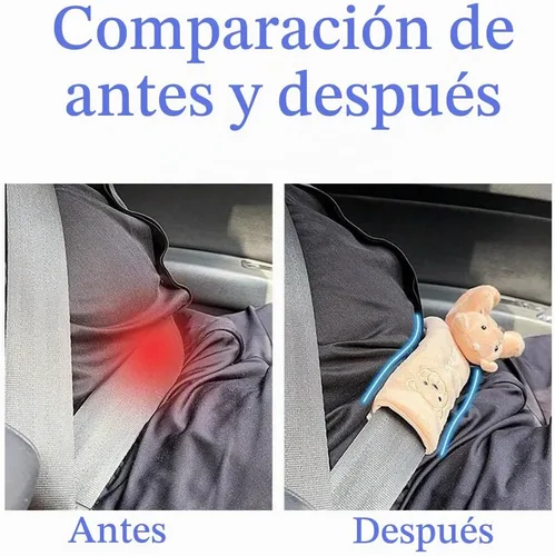 Vista 6 de ZOSTLAND 2 fundas para cinturón de seguridad de automóvil, almohadillas suaves para correa de seguridad automática, funda de cinturón de seguridad 2