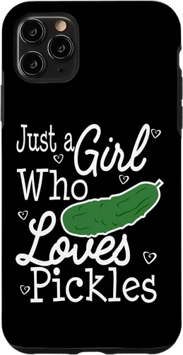 Vista 13 de Pickles Just A Girl Who Loves Funny Case for iPhone 16