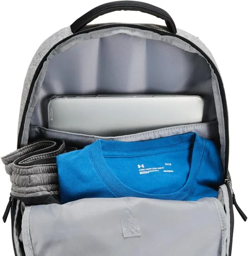 Vista 3 de Under Armour UA Hustle 3.0 Mochila, Gris, talla única