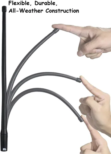Vista 6 de ONE250 Antena flexible de 13 pulgadas, compatible con Ford F-Series (F-150 F-250 F-350 Super Duty Ford Raptor Ranger Trucks 1997-2024) – Diseñada
