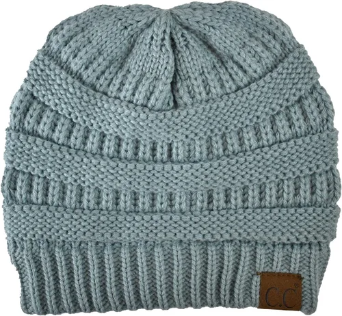 Vista 111 de C.C Trendy Warm Chunky Soft Stretch Cable Knit Beanie