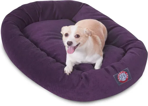 Vista 12 de Majestic Pet Villa - Cama para perros de espuma viscoelástica triturada de 32 pulgadas para perros de tamaño mediano, 32 x 23 x 7 pulgadas, cama