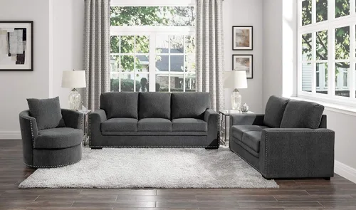 Vista 23 de Lexicon Sofá cama seccional moderno de mediados de siglo con diván de almacenamiento, sofá seccional extraíble, sofá seccional para sala de estar