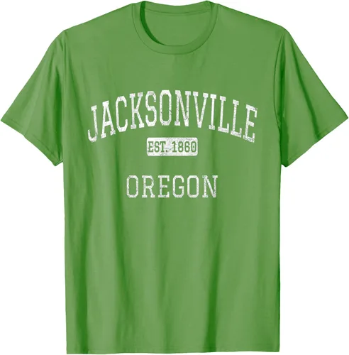 Vista 13 de Jacksonville Oregon OR - Camiseta vintage, Negro
