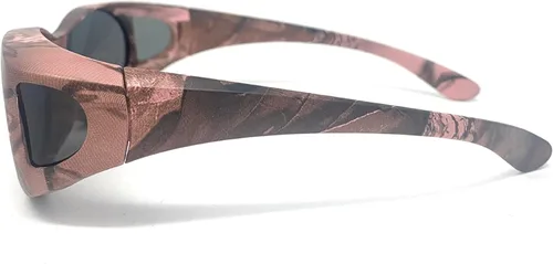 Vista 5 de Incredible Bargains Gafas de sol polarizadas unisex con ajuste sobre gafas de sol de camuflaje