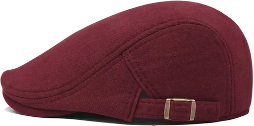 Vista 7 de VOBOOM Hombres Newsboy Cap Algodón Flat Ivy Gatsby Driving Hat