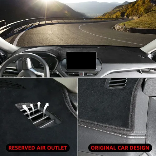 Vista 3 de CZCGYDY Funda de tablero para Nissan Altima 2026 2025 2024 2023 2022 2021 2020 2019, alfombrilla de franela de ajuste personalizado, almohadilla