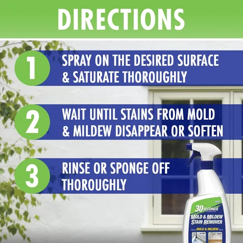 Vista 7 de 30 SECONDS Spray removedor de manchas de moho y moho