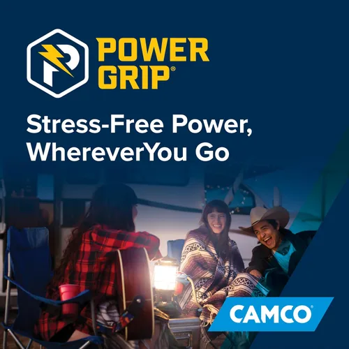 Vista 6 de Camco Power Grip - Adaptador eléctrico de compensación - Adaptador de corriente RV de 50 amperios a 30 amperios - Diseño de compensación