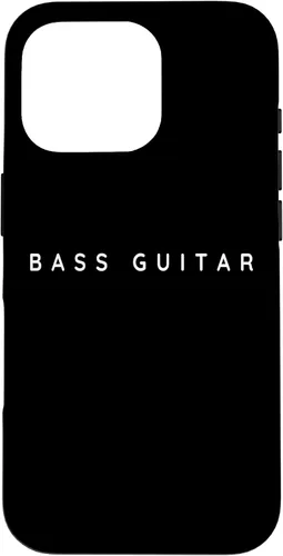 Vista 19 de Bass Guitar Players Contemporary Font / Musical Instrument Case for iPhone 16