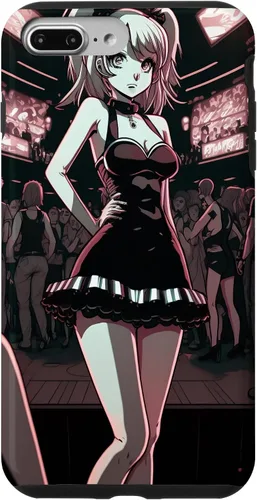 Vista 11 de Funda de dibujos animados para iPhone 11 Sexy Japonesa Gótica Chica Gótica Anime