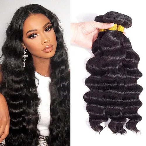 Vista 25 de Mechones de cabello humano 613, 14" 16" 18" 300g, 12A rubio ondulado, 100% cabello humano real, vida útil 3 veces más larga, 100% cabello virgen