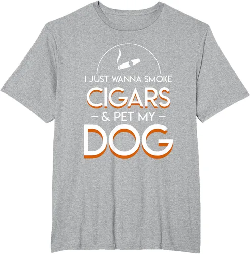 Vista 36 de Solo quiero fumar cigarros y mascotas a los amantes de los perros de mi perro, Negro, S