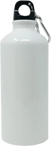 Vista 3 de Diseño personalizado de pelota de voleibol con nombre del equipo de niños, acabado blanco de aluminio, botella de agua deportiva de 20 onzas, Negro