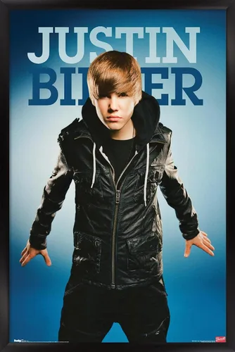 Vista 8 de Trends International Justin Bieber - Fly Wall Poster, 14.725" x 22.375", Barnwood Framed Version