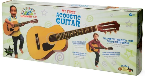 Vista 5 de Guitarra clásica Hohner HAG250P tamaño pequeño, Natural