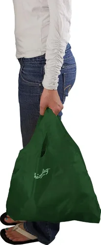 Vista 4 de ChicoBag Bolsa de comestibles reutilizable compacta original con bolsa adjunta y clip de mosquetón, perfecta para compras, viajes, organización