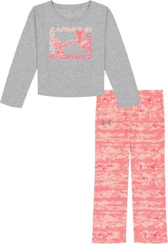 Vista 202 de Under Armour baby-girls Ua Terrazzo Leopard Heart SetShort Set