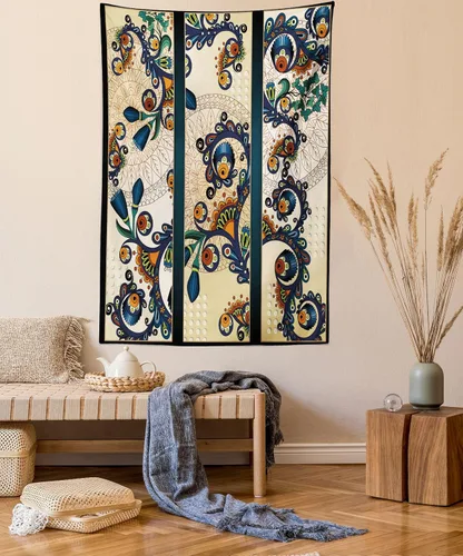 Vista 22 de Lunarable Tapiz azul, piscina temática de competición deportiva con carriles imagen de pictograma acuático, decoración de tela para colgar