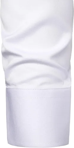 Vista 6 de ZEROYAA Camisas formales de vestir de manga larga con botones y bolsillo para hombre