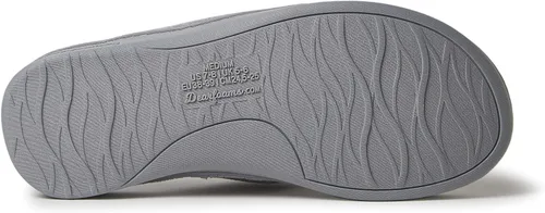 Vista 9 de Pantuflas Dearfoams Melanie de microfibra, con color combinado, con tira, para mujer