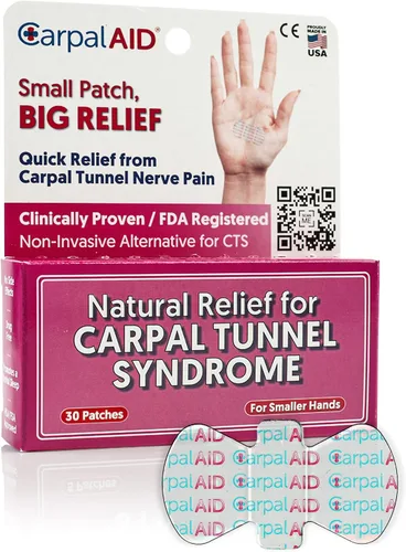 Vista 12 de CarpalAid - Parche Alternativo para Túnel Carpiano - Diseño Innovador Patentado, Adhesivo de Grado Médico para Soporte - Uso Todo el Día Sin