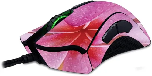 Vista 8 de MightySkins Skin compatible con Razer Deathadder Elite - Blue Petals Funda protectora de vinilo duradera y única Fácil de aplicar, quitar