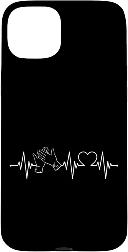 Vista 9 de iPhone 16 CNA Nurse Certified Nursing Assistant Heartbeat Case