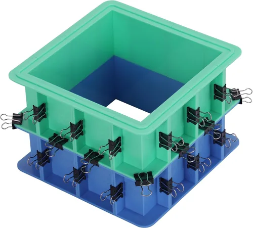 Vista 7 de BBDINO Kit de Carcasa de Molde Ajustable para Fabricación de Moldes de Silicona - Kit de Carcasa de Molde de Silicona Plástica - Combinación Libre