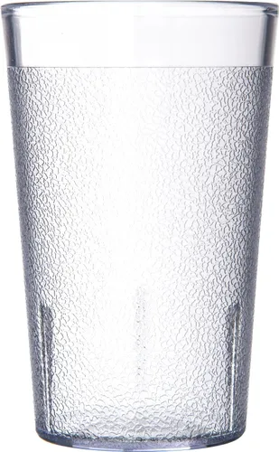 Vista 3 de Vasos de plástico Carlisle, apilables, resistentes a la rotura, sin BPA, Transparente
