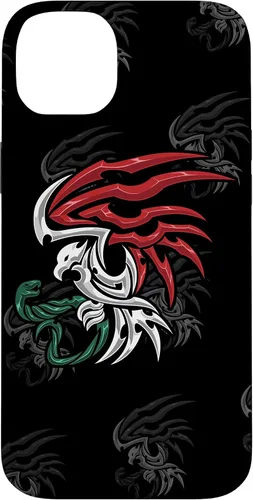 Vista 15 de Bandera de México - Funda estilo tribal del escudo de armas mexicano para iPhone 17