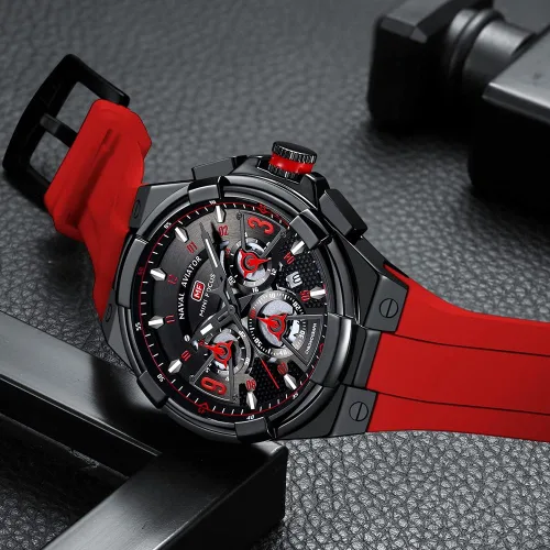 Vista 7 de AIMES Watch for Men Sport Military Waterproof Chronograph Mens Watches Analog Quartz Big Face Classic Stylish Fashion Casual Designer Business Work