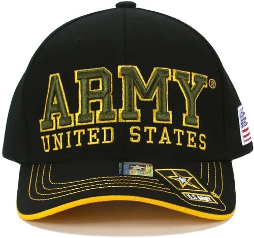 Vista 2 de Gorra de béisbol ajustable con licencia oficial del ejército de EE. UU