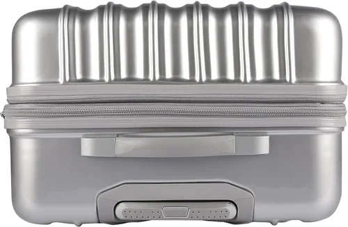Vista 4 de Kensie Alma - Equipaje rígido con ruedas giratorias para mujer, Plateado), KN-67903-SV