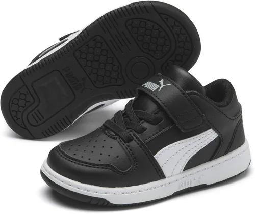 Vista 3 de PUMA Tenis unisex Rebound Layup con velcro para niños