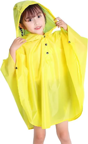 Vista 6 de Spmor Chaqueta de lluvia con capucha para niños