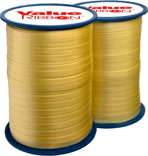 Vista 11 de Value Ribbon - Cinta rizadora prensada, 3/16 pulgadas x 500 yardas para envoltura de regalos, manualidades, proyectos de arte y decoraciones de Azul