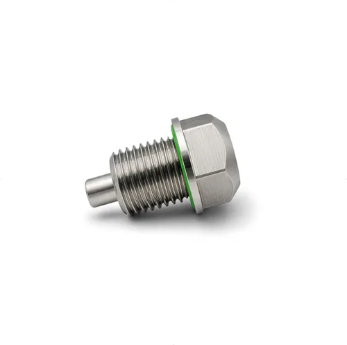 Vista 2 de Perno magnético de drenaje de aceite compatible con HONDA - Compatible con transmisión de motor ACURA - Hecho de acero inoxidable - K-MOTOR